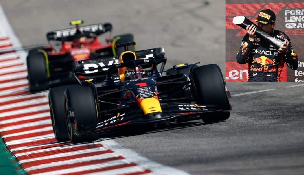 50e victoire de Max Verstappen, célébrée au GP F1 des Amériques